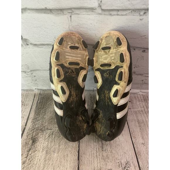 ADIDAS Unisex Kids Black/White Soccer Cleats / Size: 1.5 - Picture 4 of 7